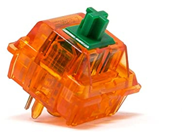 2Duck EQUALZ Tangerine V2 Switch 5Pin 67g / 62g Linear RGB MX Stem Orange Switch For Custom Mechanical Gaming Keyboard (Color : 67g, Size : 110PCS)