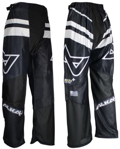 Alkali Recon Senior Erwachsene Junior Kinder Roller Inline Hockeyhose (SR Medium, Schwarz/Weiß)