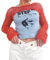 Women's Y2k Crochet Fishnet Long Sleeve Top Vintage Hollow Out Knit See Through Tee Shirt Summer Beach Cover Up (I-Orange, S)