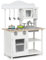 Maxmass Kids Wooden Kitchen, Children Pretend Play Kitchen with Detachable Sink and Spacious Storage Cabinet, Simulation Cooking Toy Set for Age 3+ Years Old (60 x 30 x 83cm)