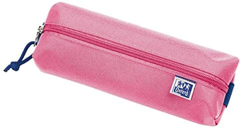 Oxford Estuche para lápices Rectangular para niñas y niños, Color Rosa
