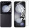 GEEMEE para Samsung Galaxy Z Flip 5 Protector de Pantalla + Protector de Pantalla Trasera de Vidrio,【2+2 Pack】 Flexible Soft HD Antihuella Alta Sensibilidad Antiarañazos Film