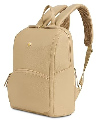 SwissGear Serenity Luxe - Mochila para portátil para mujer, gris topo, 16