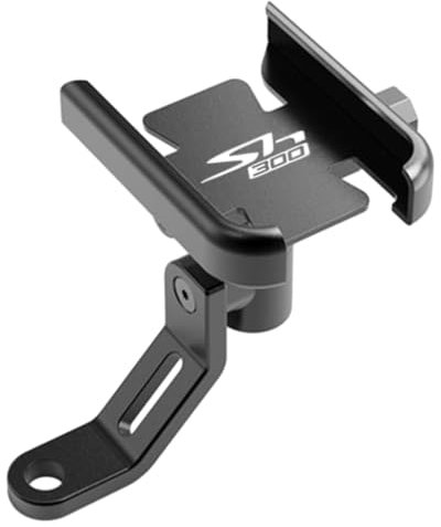 DSMBKS - Supporto per cellulare da manubrio per moto H-onda SH300 SH 300 SH300I SH 300I, supporto per GPS, colore: nero