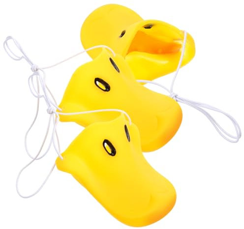 CIYODO Duck Party 6 Stk Entennase Enten-halloween-maske Ente Stütze Halbes Gesicht Mundbedeckung Halbmundmasken Enten Verkleiden Sich Maske Entenanzug Entenschnabelnase Aguacate Karnevalskopf Vinyl