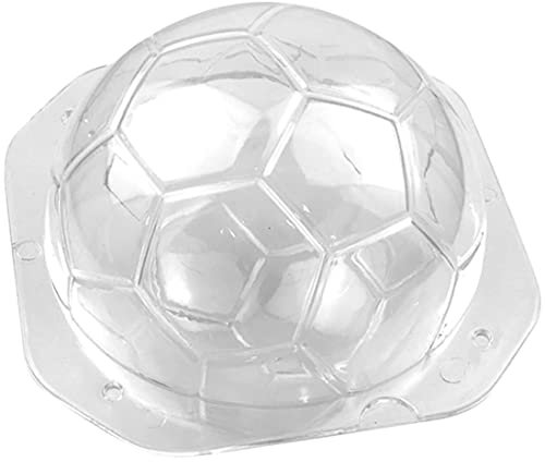 Stampo in silicone a forma di pallone da calcio per ragazzi e ragazze, stampo decorativo per torte, cioccolatini, biscotti, gelatine, sapone, dessert, fai da te, stampi in gel di silice