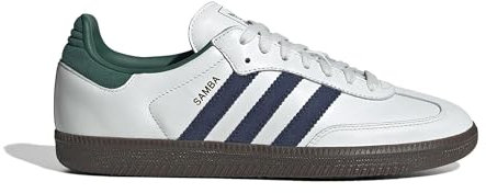 adidas Originals Samba - Scarpe da calcio da uomo, Core Black/Cloud White/Collegiate Green, 9.5 US