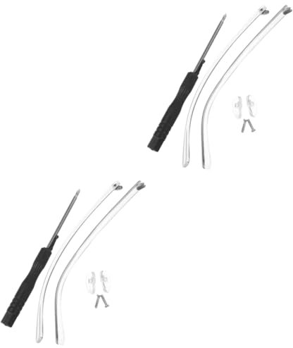 KOMBIUDA 2paare Ersatz Brillenbügel Transparente Brillenarme Komfortable Und Leichte Brillenbeine Für Reparaturen Und Anpassungen Geeignet Für Männer Und Frauen