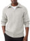 Cexiakong Herren Strickjacke mit Reissverschluss Cardigan Stehkragen Pullover Feinstrike Sweaters trickjacke Herren Rippenstrick Cardigan Langarm Winterjacke Feinstrick Sweaters Stretch