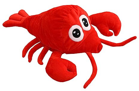 Abaodam 1stk Hummer-kapuzenmütze Kappe Hummer Kostümzubehör Hüte Hausschuhe Krabben Kochen Hummerhut Cosplay-outfits Hummer-plüsch-hut Herren Zylinder Tiermütze Rot Plüsch Und Pp Baumwolle