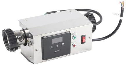 OUHFCASN Controlador de Temperatura for Calentador de Piscina de 2 kW, termostato Digital eléctrico for Calentador de Agua de Piscina y SPA. Calefacción eficiente