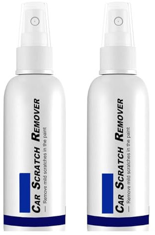 Rimuovi Graffi Auto, Spray per la Riparazione dei Graffi per Auto, Pasta Abrasiva per Carrozzeria, per Vernice Dell'auto Rimozione dei Graffi Dell'auto Pulizia, 100 ml*2 Pezzi
