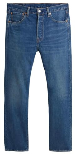 Levi's Herren Jeanshose 501 Original mit Knopfleiste, Straight Fit