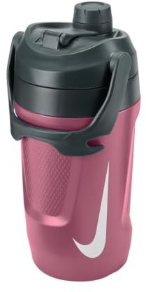 Nike Fuel Jug Chug 40oz 1182 ml Trinkflasche Sportflasche Training Fitness, Peony/White