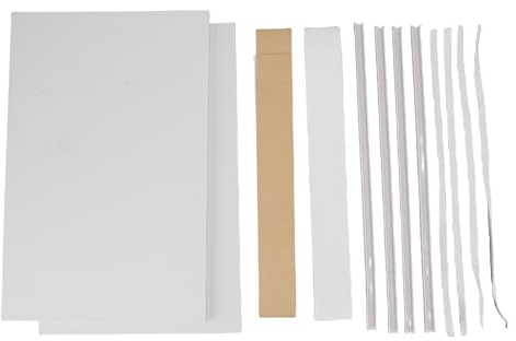 Tissting Dämmplatten Set Für Klimaanlagen Mit Eva Dichtung - Wärmeisolierende Seitenpaneele Für Fenster Klimageräte (43,2x27,9cm) Einfache Montage Und Effektiver Schutz