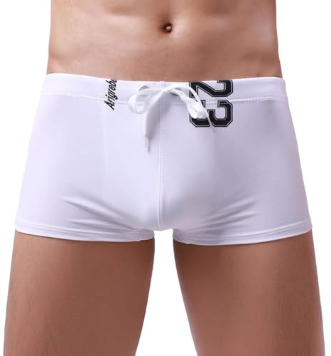 Short De Bain Homme Maillots String Sport Maillot Natation Sexy Boxer Piscine Jammer Plage Grande Taille Slip Caleçon Court Bermuda