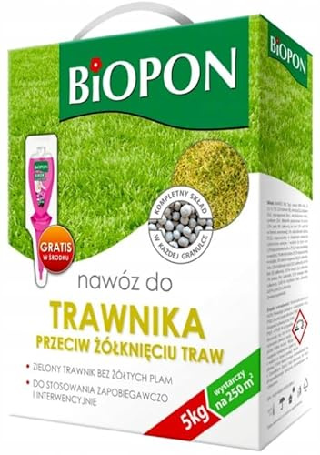 Concime rinverdente per prato 5kg - fertilizzante NPK anti ingiallimento 250m2