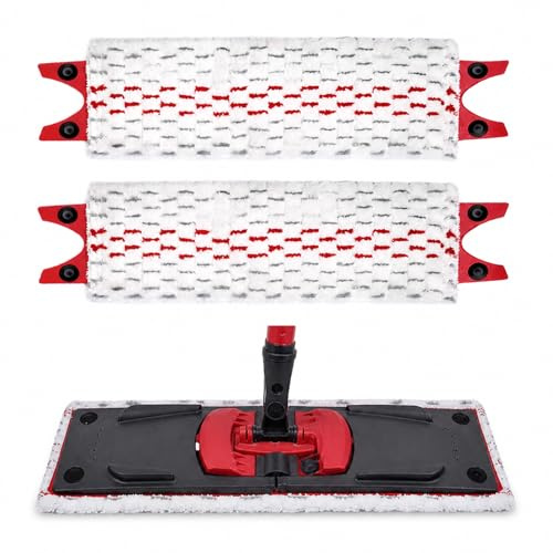 2pcs Mop Head Replacement, Spray Mop Head Replacement, Mops Heads Replacements Household Mops Cloth, Washable Microfibre Pads Refill MopHead Replacements Set, for Hard Floors, Car Washing