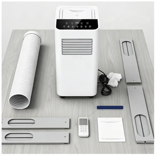 Condizionatore portatile 3 in 1 7000 BTU - Timer 24 ore, Kit finestra,