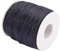 PH PandaHall 91m Filo Cotone Cerato 1mm Filo per Collana Nero, Fili Cerati per Braccialetti Macramè Filo Cordoncino Cerato Cordino per Perline Bigiotteria Creazione di Gioielli Artigianato Fai da Te