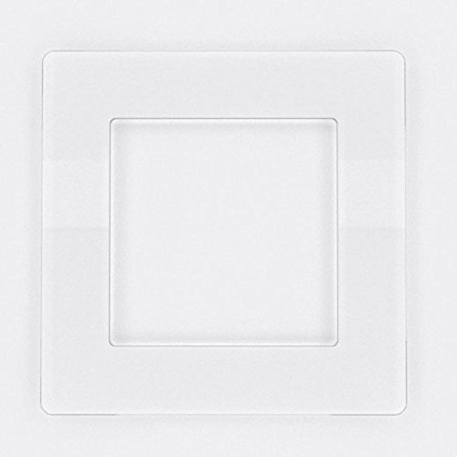 Single Light Switch Socket Coloured Acrylic Surround Finger Plate - Huge Colour Choice (Clear)