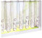 BAILEY JO 1er-Pack Scheibengardine Mit Bestickt Gardinen Transparent Voile Raffrollo Vorhang (HxB 30x128cm, violett)