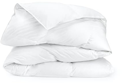 Home Passion weißer Bettbezug 140 x 200 cm, 500 g/m² milbendicht, Mikrofaser, Weiß, 140 x 200 x 3 cm