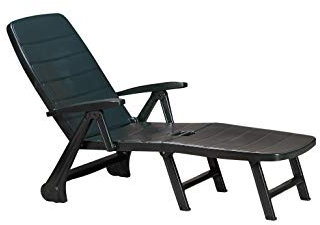 Keter Tumbona de Jardín Exterior Roma, Verde