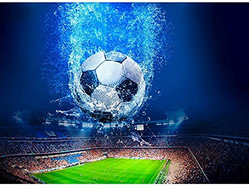 WACYDSD Puzzle 500 Teile Fantasy-Fußballstadion Klassische Puzzle 3D Puzzle DIY Kit Holzspielzeug Einzigartiges Geschenk Wohnkultur Geeignet für Alter 14 und älter