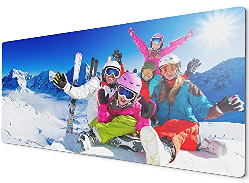 Personalised Mouse Pad | XXL 60x30cm Photo Mouse Mat for Computers