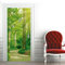 A.Monamour Türtapete Selbstklebend Türfolie Türposter 3D Pfad Im Wald Grüne Bäume Im Park Vinyl Folie Türdeko Tapete Wandbild Türaufkleber Türtattoo 90 x 200 cm