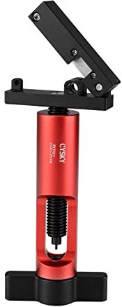 CYSKY Outil d'insertion de pilote d'aiguille amélioré 2 en 1 avec coupe-tuyau hydraulique pour vélo de route VTT, outil d'installation d'insert de raccord Olive Banjo (Rouge)