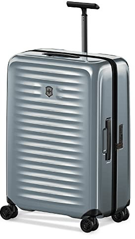 Victorinox Airox Medium Hardside Case, Reisekoffer, Trolley, Leicht, Damen/Herren, 46 x 29 x 69 cm, 74 l, Silber