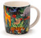 Puckator Animal Kingdom Porcelain Tea Coffee Mug - Funny Home Accessories - Cute Gifts for Girlfriend - Large Mugs for Men Women Hot Drinks - Cute Cups Presents - Secret Santa Gift - Cup Set