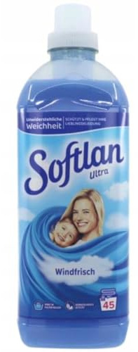 Softlan Ultra Weichspüler Windfrisch 1L - langanhaltend frische und weiche Wäsche