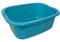 11 Litres Washing Up Bowl Rectangular Plastic Multi-Purpose Basin Mixing Sink Tidy Organizers (Turqouise Green)