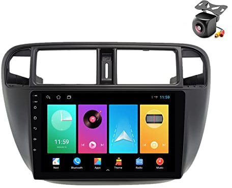 Android 12 Radio para H-Onda Civic (EJEKEM) 1995-2001 2 DIN de Coche navegador Pantalla táctil Reproductor Multimedia 4G Carplay Auto GPS BT Estéreo (M150S 4core 2+32G)
