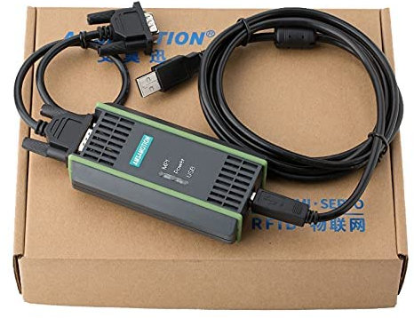 Mingfuxin SPS-Kabel für Siemens S7-200/300/400 SPS, 5 Meter USB, RS485, Kompatibel mit Step7, MPI, PC-Adapter, Siemens Touchscreen, WIN7 32/64, V5.5 Software