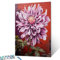 Banksy Street Art Peinture graffiti floral par numéro 40,6 x 50,8 cm Chrysanthème fleur toile à faire soi-même pour enfants adultes débutants avec pinceaux et cadeau acrylique (sans cadre)
