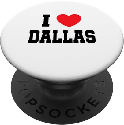 Ich liebe Dallas PopSockets mit austauschbarem PopGrip