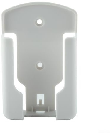Zoegneer Supporto da parete per telecomando, in ABS, per condizionatore d'aria, telecomandi multimediali, telefono cellulare, bianco (6 x 10 x 2,2 cm)