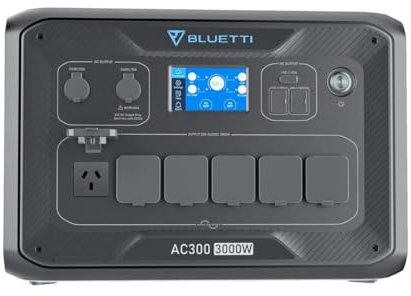 BLUETTI AC300 - Portable Powerstation Black