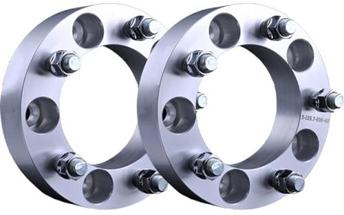 SIMICASE Auto Rad Distanzscheiben Für Suzuki Für Jimny 2 Stück PCD 5x139,7 CB 108 Mm Aluminiumlegierung Hubcentric Wheel Spacer Adapter Distanzscheibe Räder (Größe : 2PCS Silver 35mm)