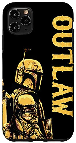 iPhone 11 Pro Max Star Wars The Book of Boba Fett Outlaw Black Case