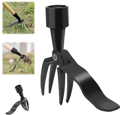 Funtery Abnehmbares Werkzeug zur Unkrautentfernung Kein Biegen Langlebiger Unkrautstecher,Stand-Unkrautstecher und Wurzelentferner,Langlebiger Distelstecher,Gartengeräte für zu Hause