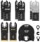 JOEJONI 13 tlg Multitool Sägeblätter Set, Universelles Multitool Zubehör, Oszillierendes Zubehör Set, für Fein Multimaster, Ryobi, Milwaukee, Bosch, Dremel, Dewalt, Rockwell, Makita and More