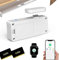 Cerradura electrónica para cajones Dhiedas con APP, NFC, seguridad infantil megnetica, para armario, cajón, cajón, buzón, etc., color blanco