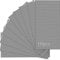 Pack de 10 Bases para Construir,Juego de Placas de construcción compatibles con la mayoría de Las Marcas, Placas Base rectangulares de 25,5 x 12,8 cm con 16 x 32 Puntos Gris