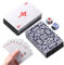 Jeu de cartes à jouer Mahjong - Jeu de cartes de Mahjong - Jeu de cartes traditionnel chinois avec dés - Jeu de table silencieux pour la maison, les voyages, le camping - Cartes portables pour Pa