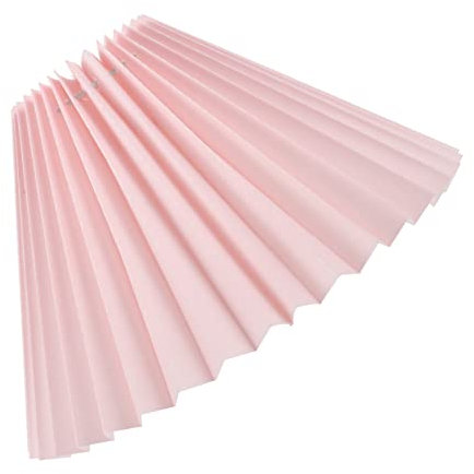 Milisten Pantalla De Lámparas Para Lámpara De Pie Pantalla Pequeña Pantalla De Lámpara De Noche Plisada Pantallas De Lámpara Plisadas De Tela Luz De Pared Araña Ligero Rosa Tela y Hierro